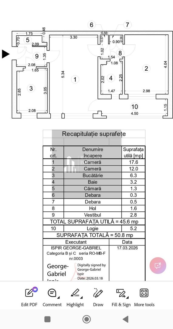 Apartament 2 camere | Dristor | Park Lake | Prox Metrou | 46mp utili - Poză 6
