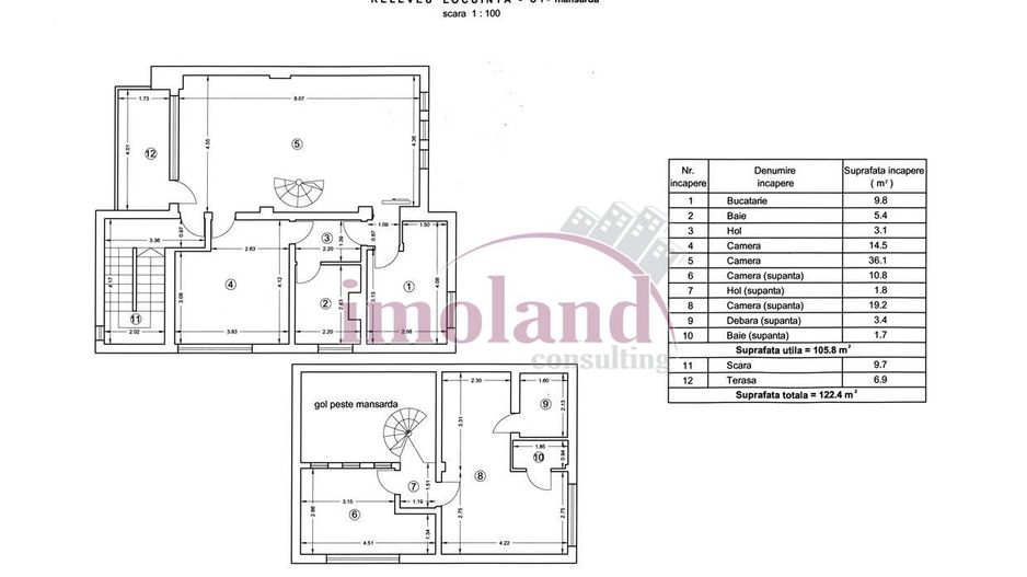 Imobil office | locuinta - Piata Floreasca-Parcul Cinema Floreasca - Schiță 46