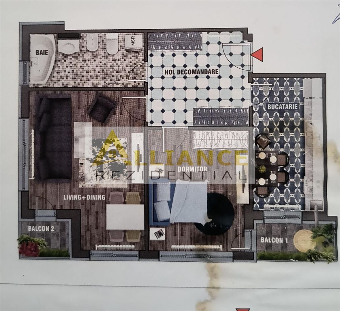 Apartament 2 camere de vanzare 64 mp etaj 5/5 mobilat si utilat - Poză 14