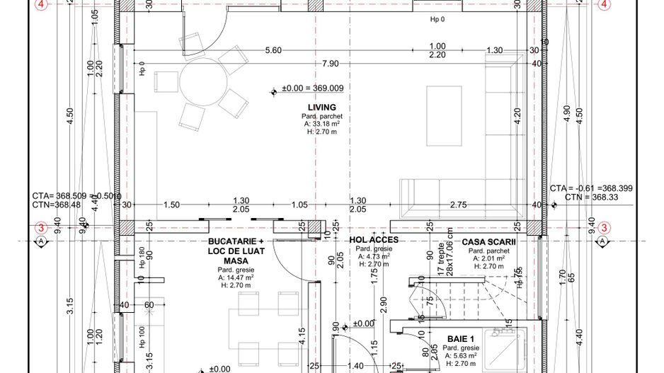 Casa  4 camere,2 bai,136 mp, 550 mp teren zona Corunca - Poză 7