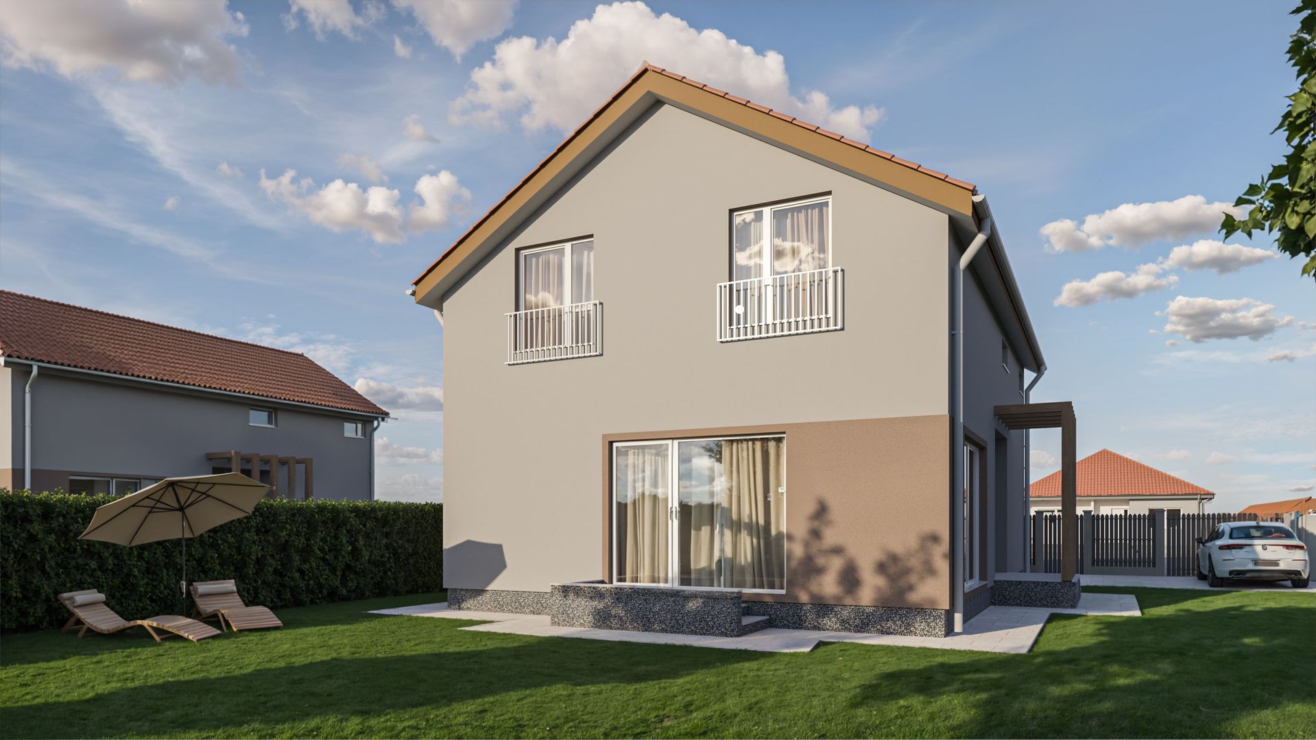 Casă individuală pe strada Sportului, Prejmer – Spațiu și Liniște - Poză 1