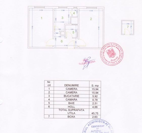 2 CAMERE || FLOREASCA COMPOZITORI - Schiță 10