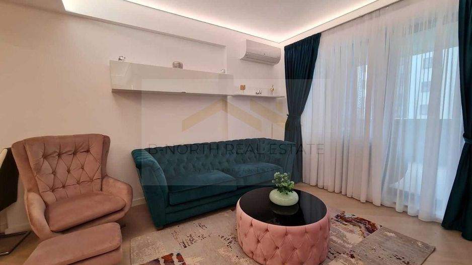 Apartament de închiriat 3 camere Cortina North Pipera | 78 mp | Etaj 1 | Terasă - Poză 7