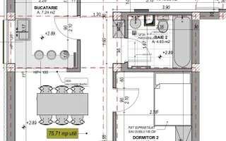 Apartament 3 camere, 72 mp , intabulat, la cheie - zona Industriala Vest - Schiță 11