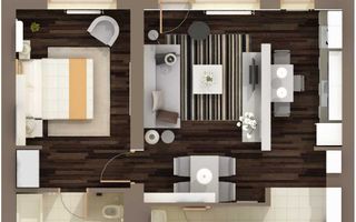 Apartament 13 septembrie minunat - Schiță 3