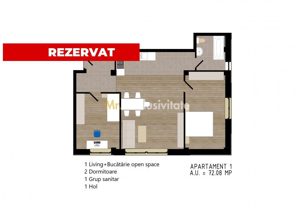 Zorilor Residence, Apartamente Noi 2-3-4 camere - Str. Zorilor - Carei - Poză 8