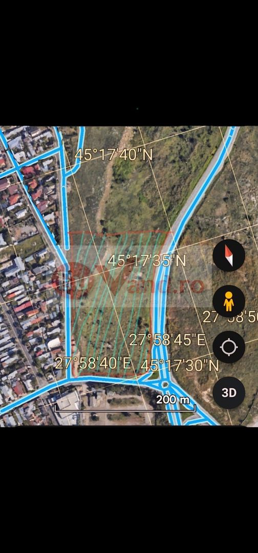 Teren intravilan 14.168 mp – pozitie excelenta la intrarea in Braila - Poză 3