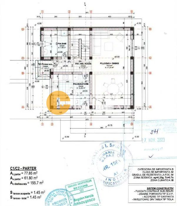 Vila 115 MP Utili 480 Teren Valea Lupului - Poză 5