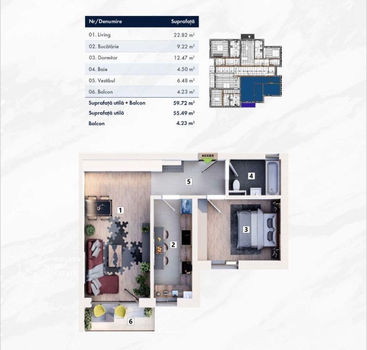 Apartament 2 camere bloc nou, Complex Rezidential Nova Mehala, 0% Comision - Poză 11