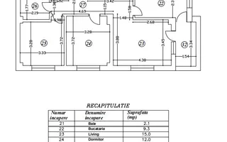 Apartament 3 camere, zona de nord  \ 3 room apartment Bucharest, north - Poză 15
