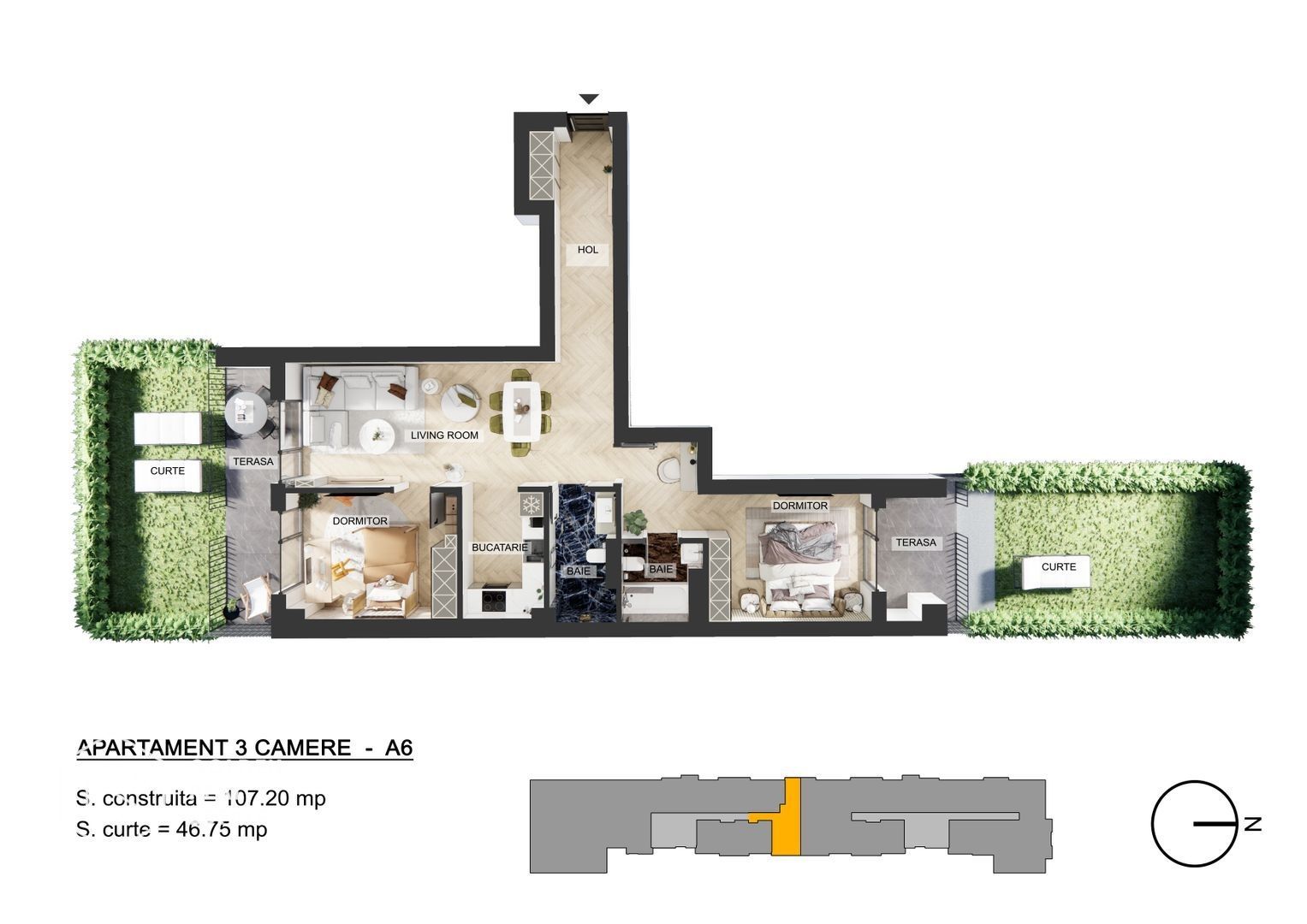 Apartamente 3 camere, Pipera, comision 0 % - Poză 23