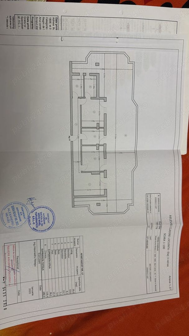 Vand apartament 3 camere de 75 mp si terasa de 120 mp in Sector 4 Berceni S159 - Poză 6