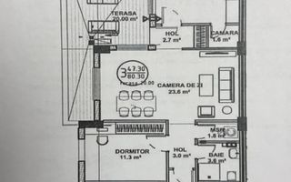 Vânzare, apartament, 3 camere, Bulevardul Europei, Botanica. - Poză 22