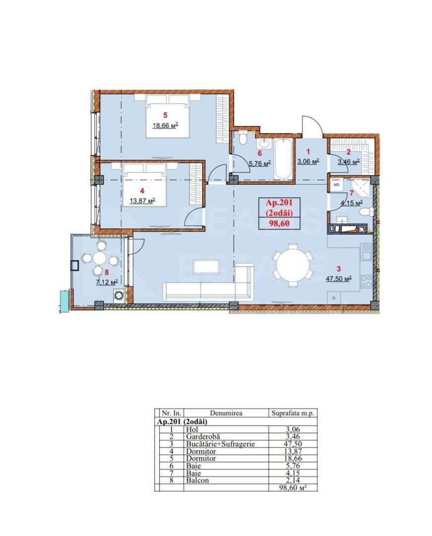 Vânzare, apartament, 3 camere, strada Grenoble, Botanica - Poză 4