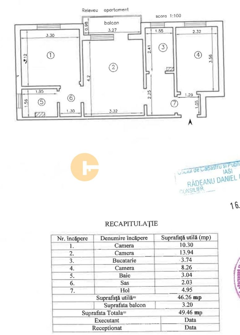 🏡 APARTAMENT 3 CAMERE – IAȘI, ZONA GĂRII - IDEAL PENTRU INVESTITIE - 115.000 E - Poză 6