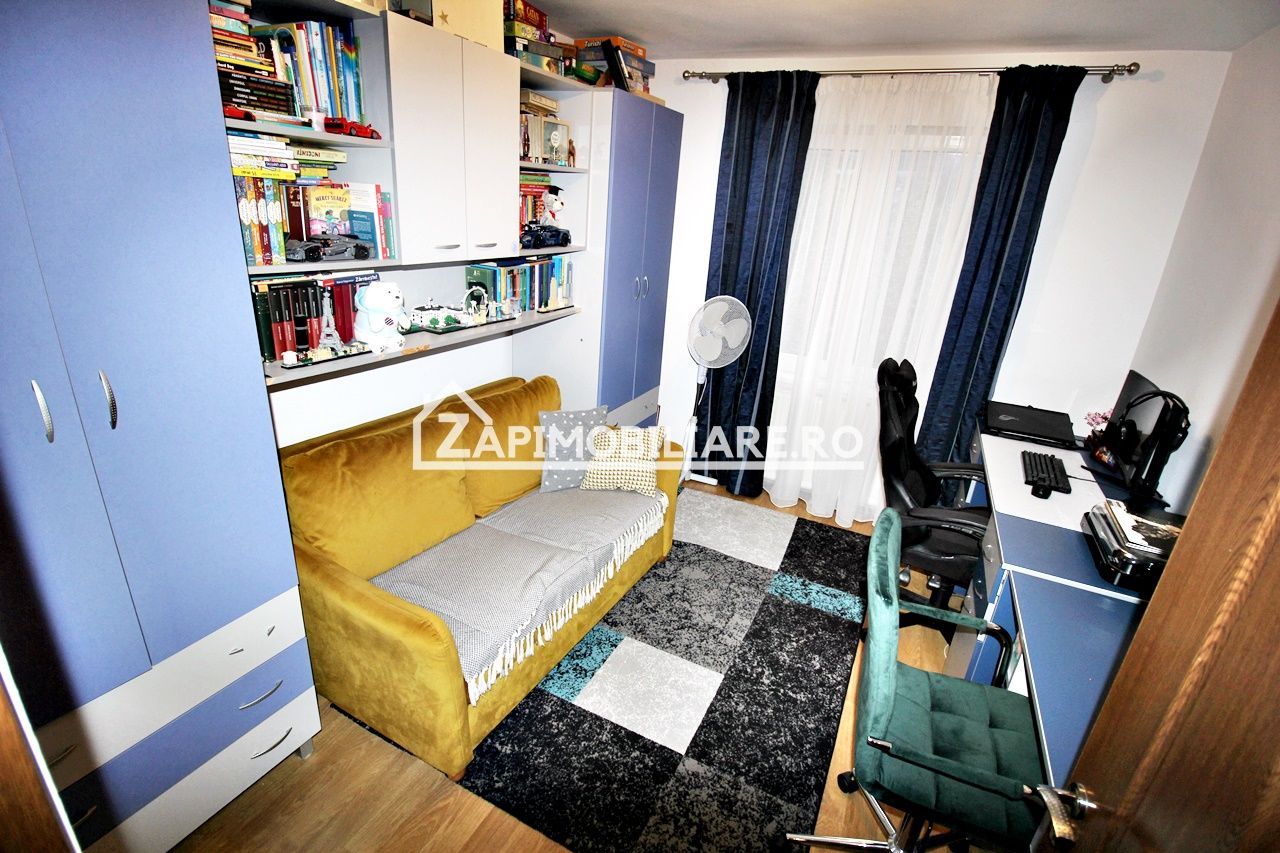 Apartament 3 camere,2 bai,pivnită,70mp,cartier Tudor,mobilat - Poză 3