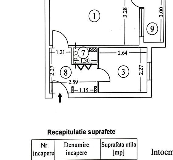 Apartament 2 camere renovat bloc reabilitat Drumul Taberei 34 - Schiță 5