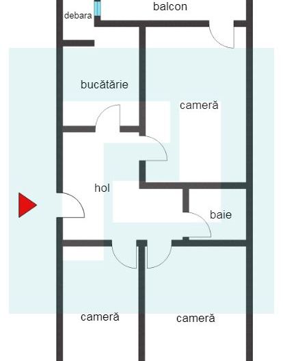 Apartament elegant cu trei camere. Strada Horia. - Poză 11