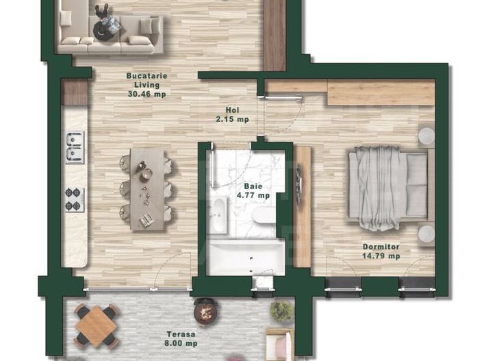 Vânzare, apartament, 2 camere, zona Torontalului, Timișoara - Poză 5