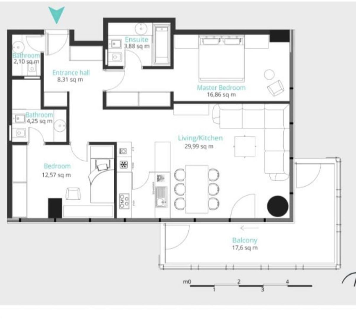 Apartament 3 camere Floreasca Aviatiei Up Site parcare boxa - Poză 8