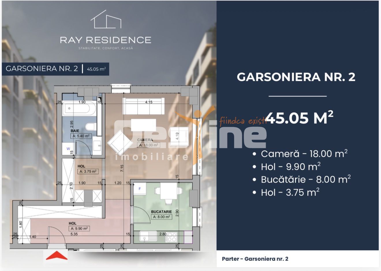Complex Ray Residence - Garsoniera - Poză 2