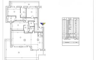 PENTHOUSE Iancu Nicolae | 191 mp utili | Terasă 75 mp | 4 camere - Schiță 24