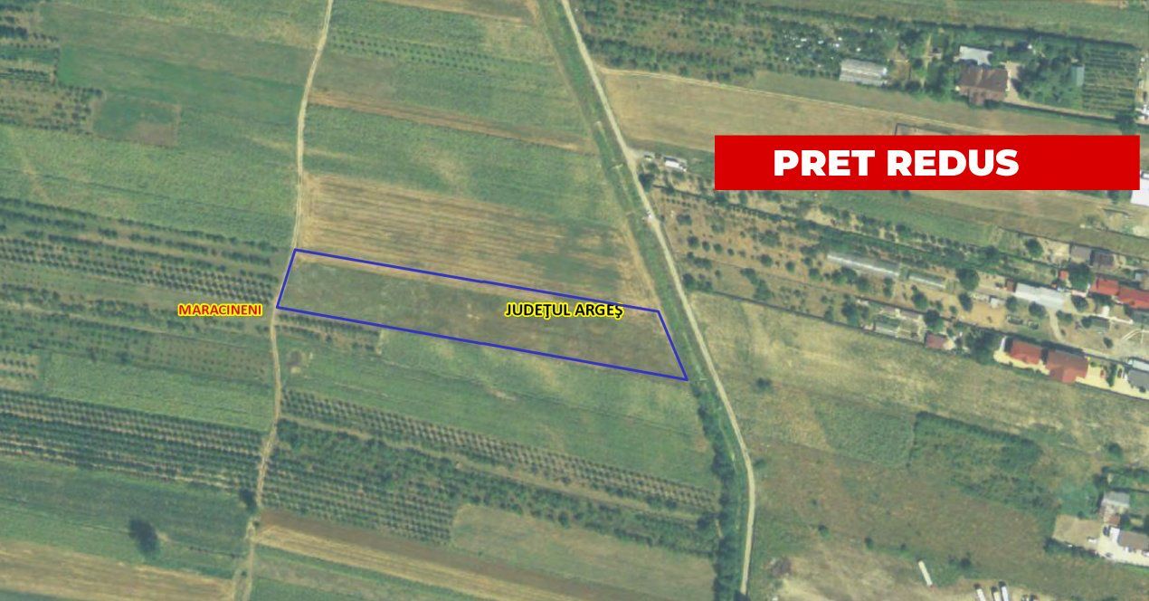 Oportunitate de investitie! Teren intravilan Maracineni 7545 mp - Poză 2
