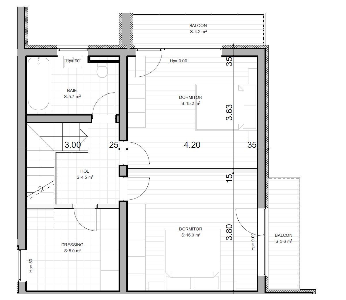 Braytim | Case insiruite | 4 camere | Strazi asfaltate | Comision 0% - Poză 22