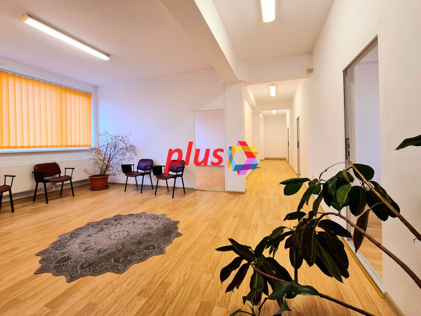 Spatiu birouri de închiriat Brasov - 120 mp  # plus-imo - Poză 1