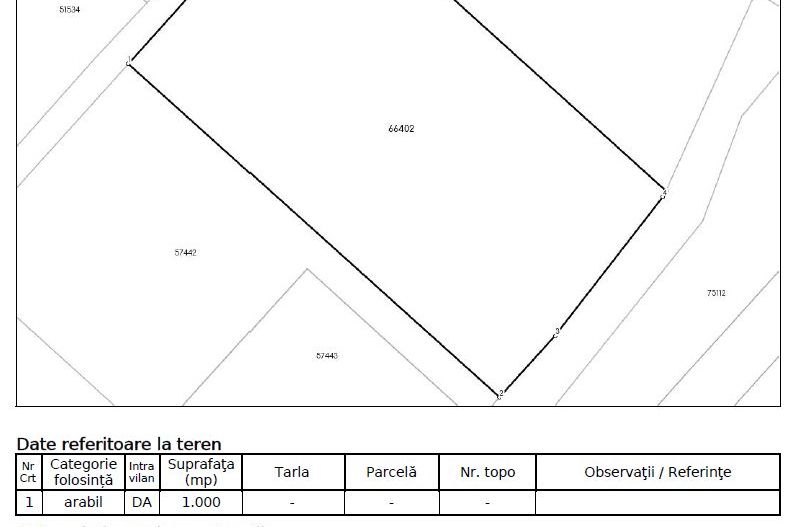 teren intravilan - 10 ari - zona Unirea - Poză 3