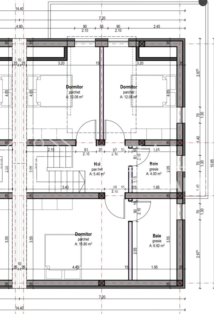 Casa Tip Duplex cu 5 camere si gradina generoasa, in Sura Mica - Schiță 21