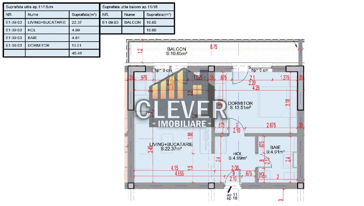 Apartament nou 2 camere | Balcon generos | Pallady - Schiță 12
