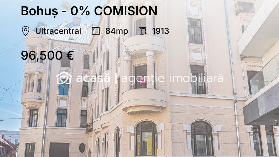 Apartament cu 2 camere în Palatul Bohuș - 0% COMISION - Poză 1