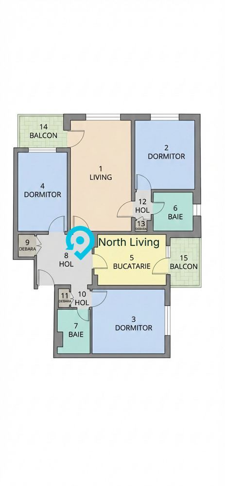 Apartament cu 4 camere Rahova - Poză 7