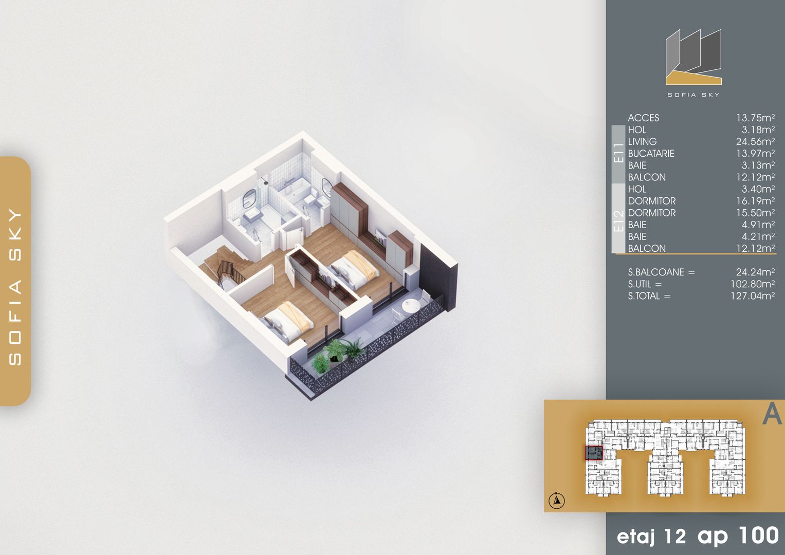 3 camere duplex finalizare rapida incalzire pardosela   Metrou N Teclu - Schiță 8