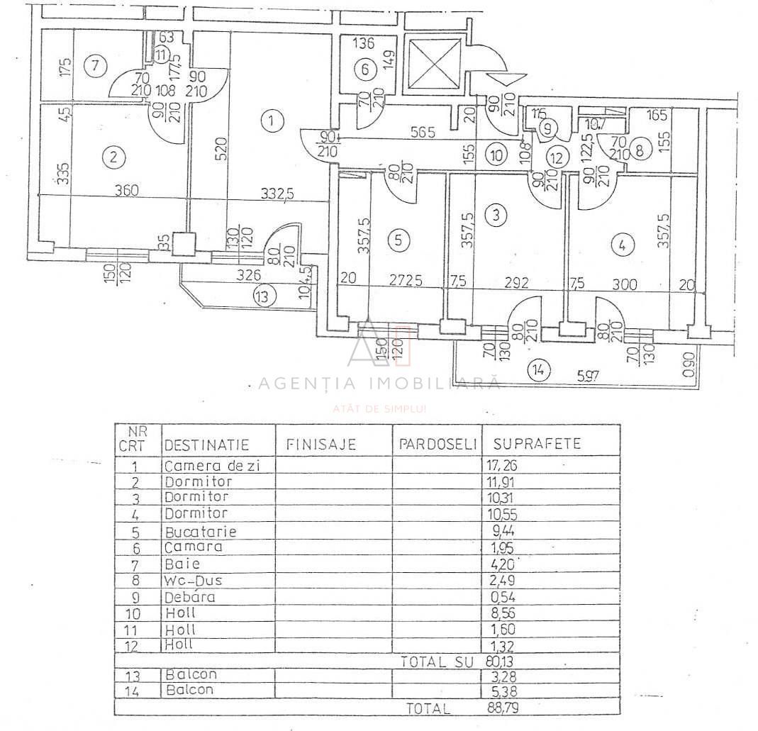 Ap 4 camere / 89 mp/ Stefan cel Mare/ Lizeanu - Poză 24