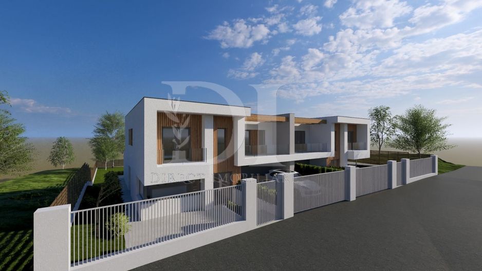 Teren cu autorizatie de constructie duplex in Feleacu / Cluj - Poză 3