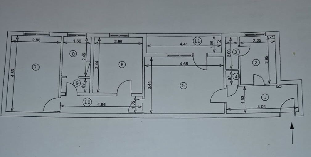 Apartament semidecomandat cu trei camere, Constantin Brancoveanu - Poză 16