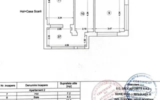 Apartament 2 camere Zen Residence - Centrul Comercial TOM -loc parcare - Schiță 15