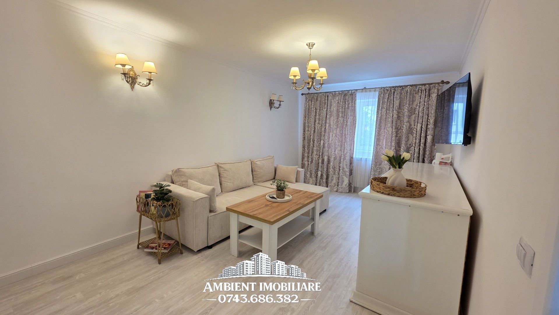 Apartament cu 3 camere, etaj 1, mobilat și utilat, zona FILATURII; - Poză 4