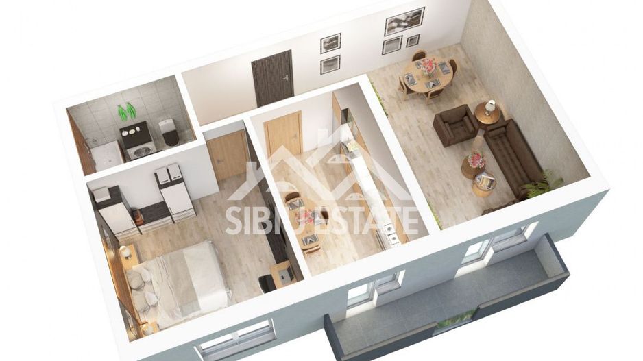 Apartament 2 camere cu balcon și parcare , Doamna Stanca - Poză 1