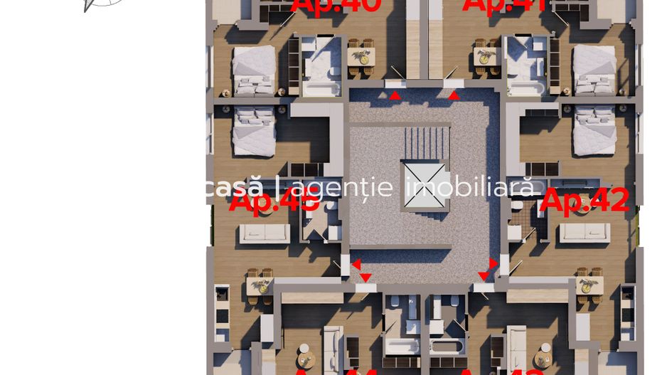 Penthouse 2 camere în bloc nou ARED City RED9 - Poză 2