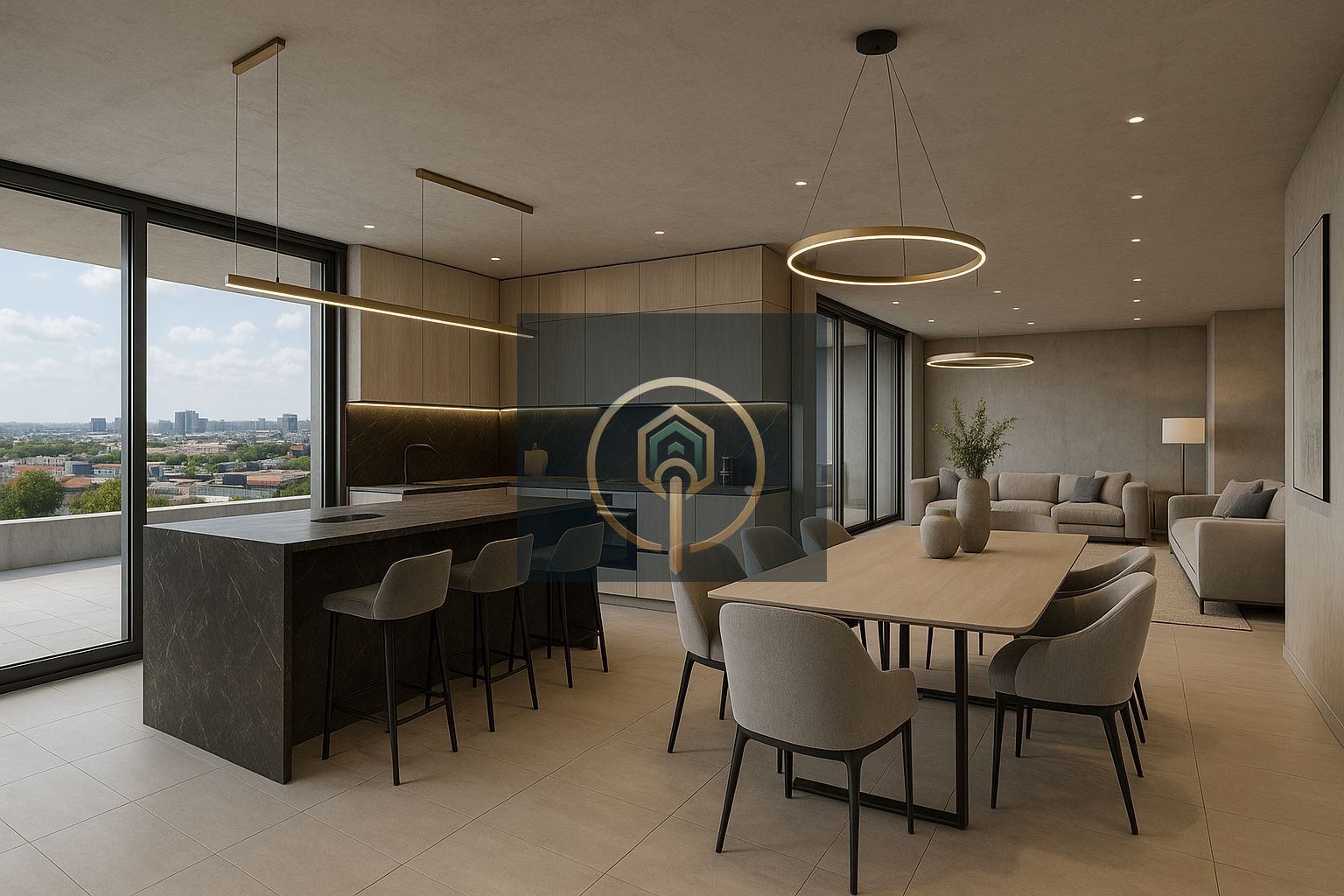 Penthouse Floreasca | Terasa 100 mp - Poză 2