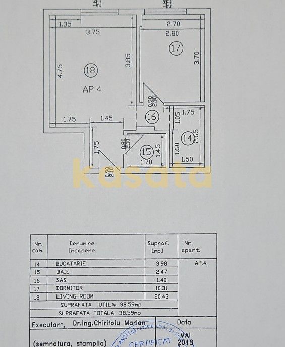 2 camere I Fundeni I parter I curte 14 mp I parcare I 39 mp - Poză 16