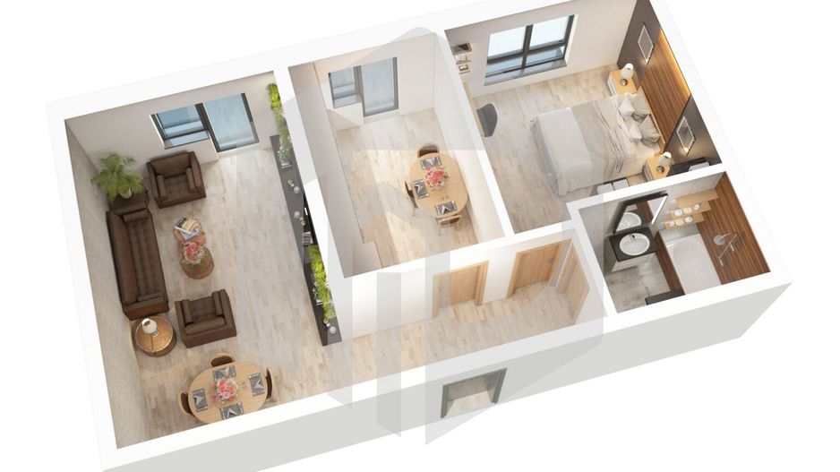 Apartament 2 camere | Etaj 1 | Doamna Stanca | Dezvoltator - Poză 10