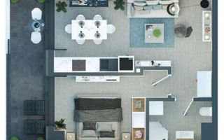 Vânzare, apartament, 2 camere, vedere la mare - Poză 11