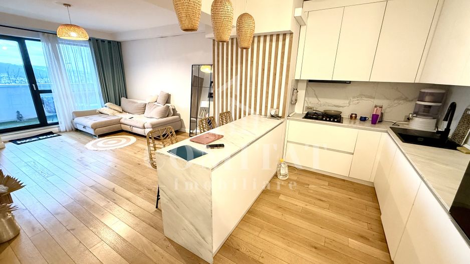 Apartament 2 camere Ultrafinisat | 58 mp + terasă | Ansamblul Wings - Poză 2