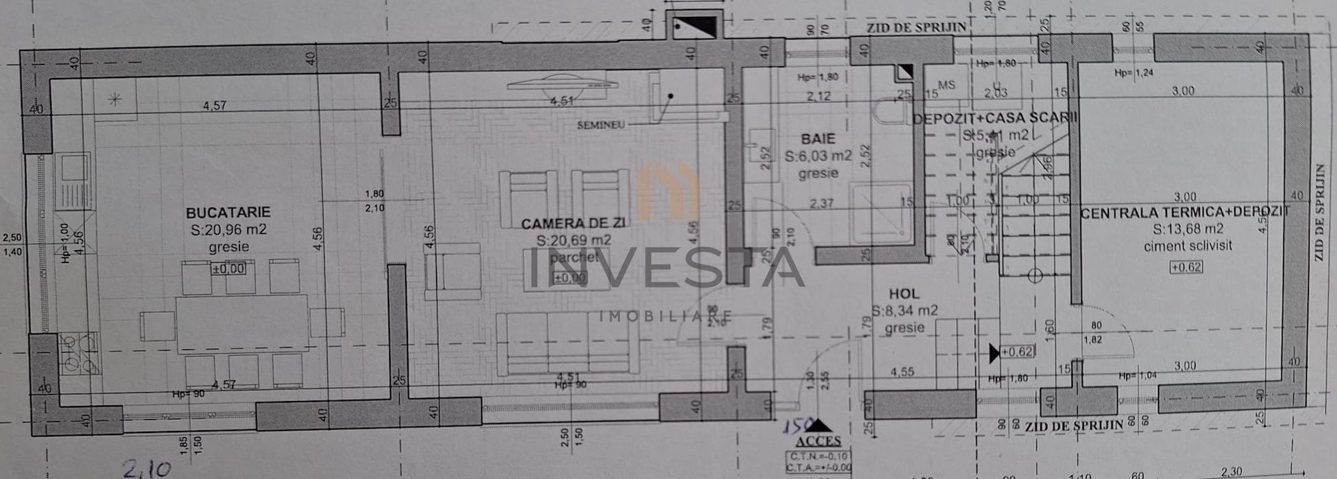 Casa Individuala 165 mp in Grigorescu, ideala pentru locuit sau firma - Schiță 14