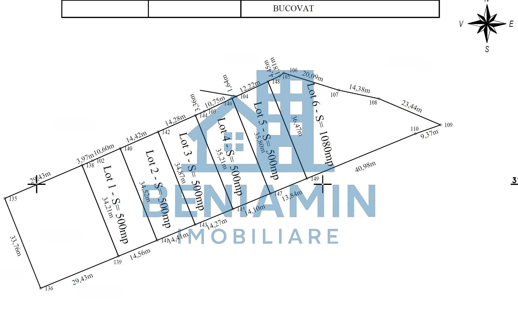 Parcele de teren 500mp-Leamna-Apa-Curent -rate - Poză 2