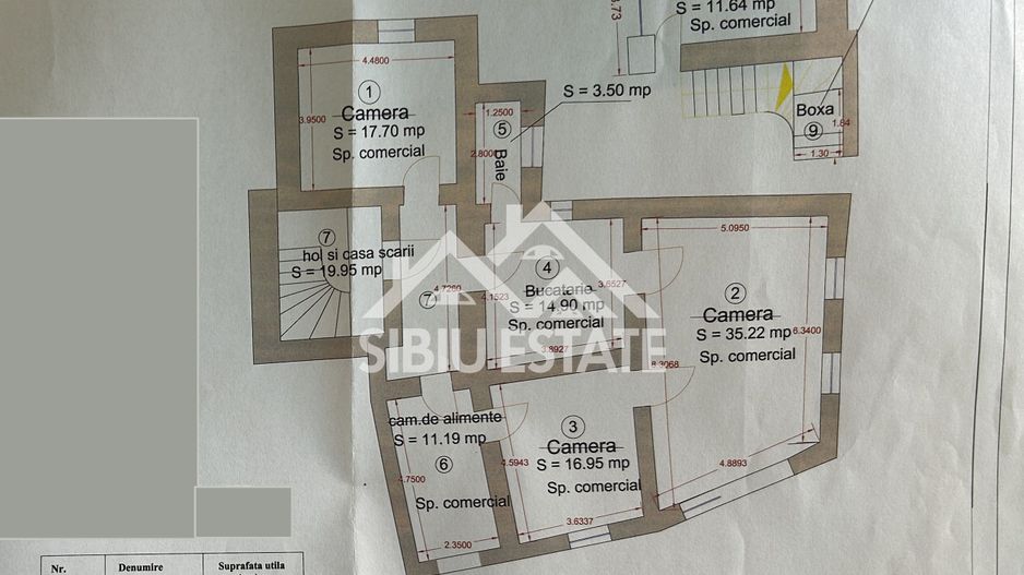 Oportunitate: Cladire de 287 mp în Centrul Istoric al Sibiului - Schiță 11